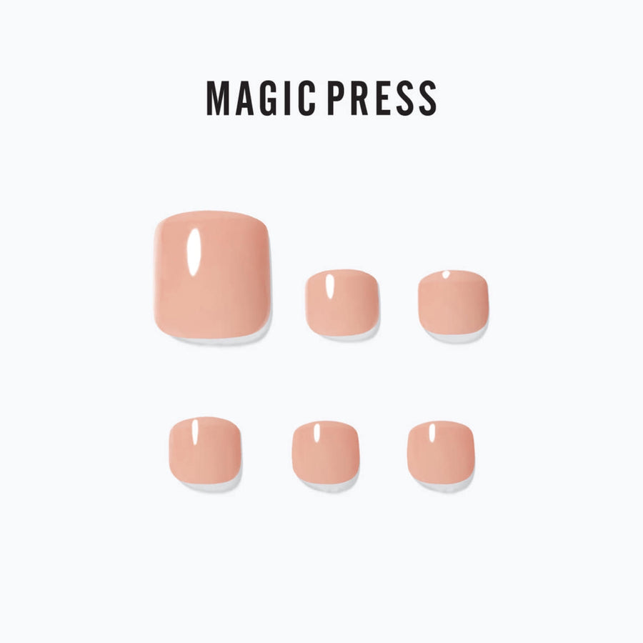  Magic Press Nails (Pedi) - MDR1295P Special Pink