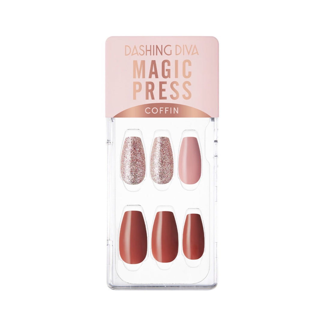 Magic Press Nails (Mani)  - MDR2F060CF Fresh Rose