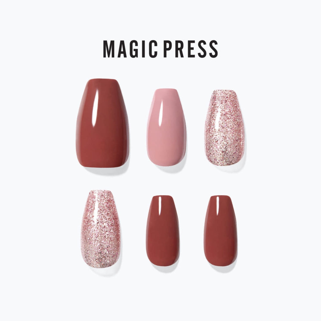 Magic Press Nails (Mani)  - MDR2F060CF Fresh Rose