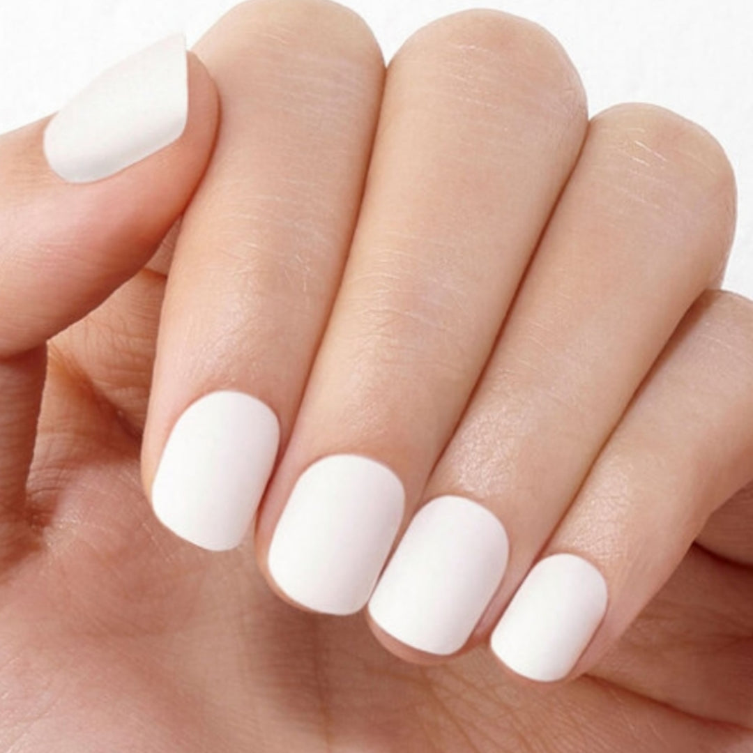 Magic Press Nails (Mani) - MDR898SS Marshmallow White (Short)