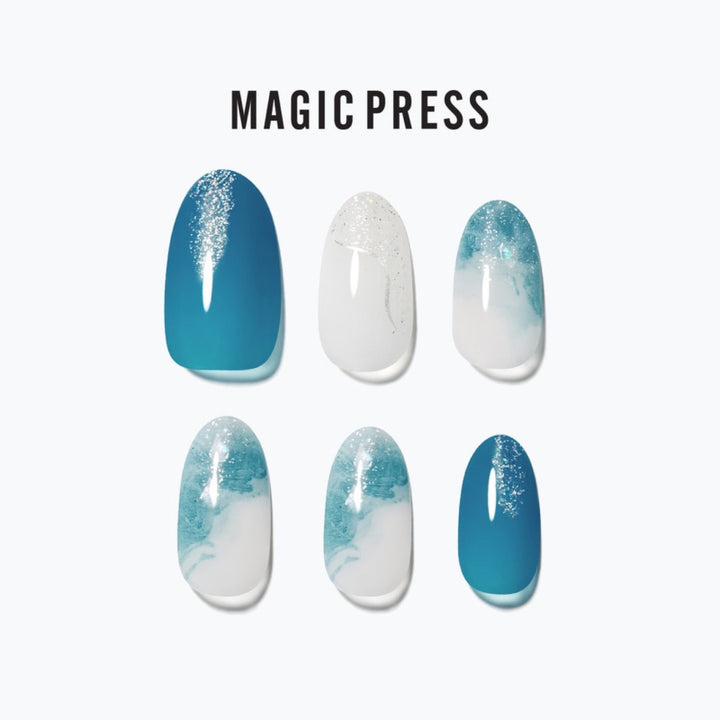 Magic Press (Mani) - MDR3S127AL Blue Mist