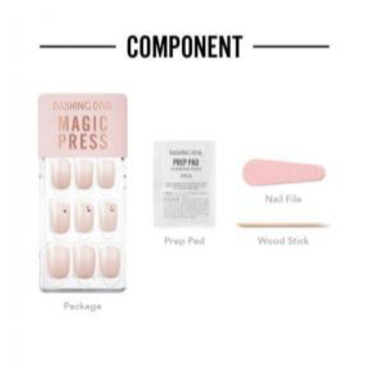 Magic Press (Mani) - MDR3P039RR Shining White