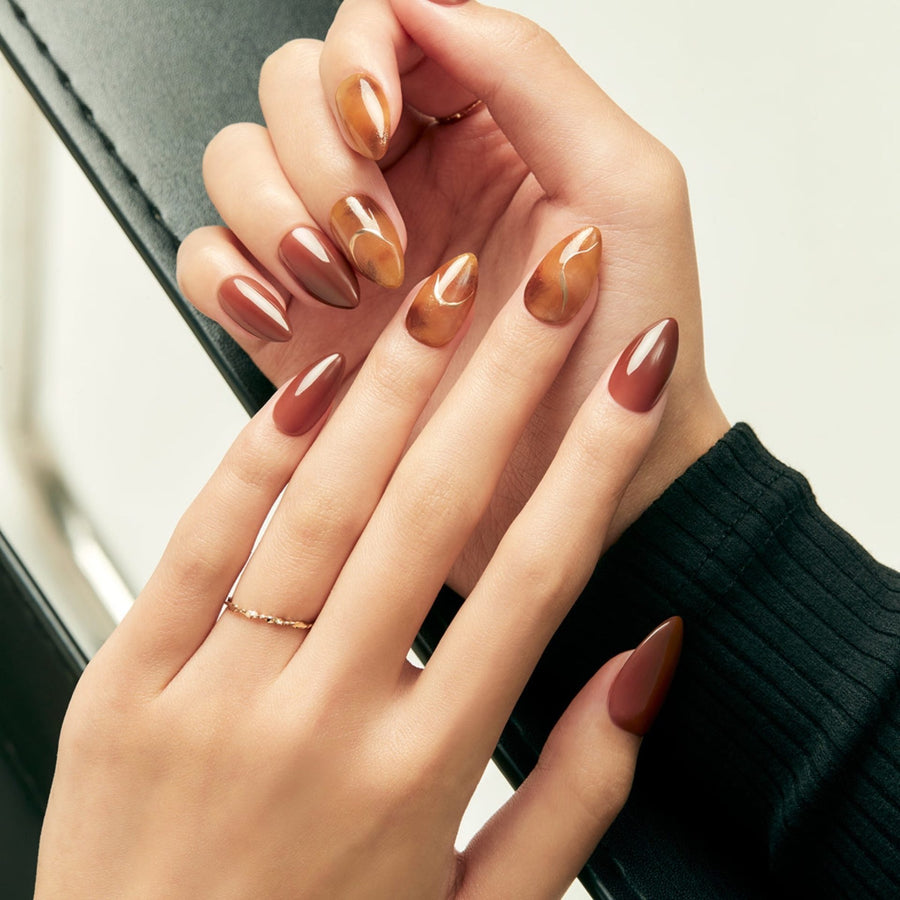 Magic Press (Mani) - MDR3F025ST Brown Amber