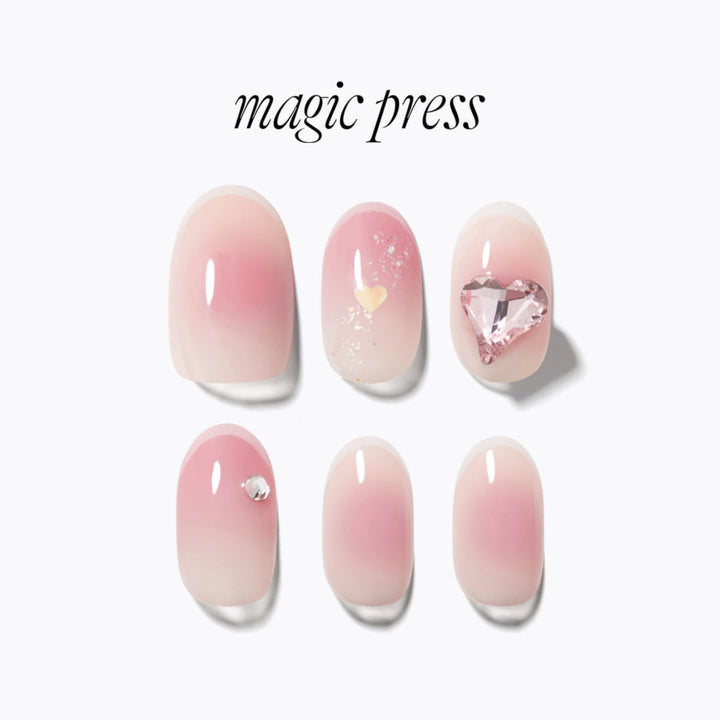 Magic Press (Mani) - MDR4P004PO Shy Heart