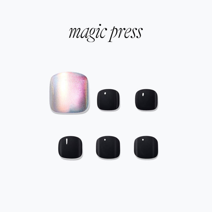 Magic Press (Pedi) - MDR4S021P Black Aurora