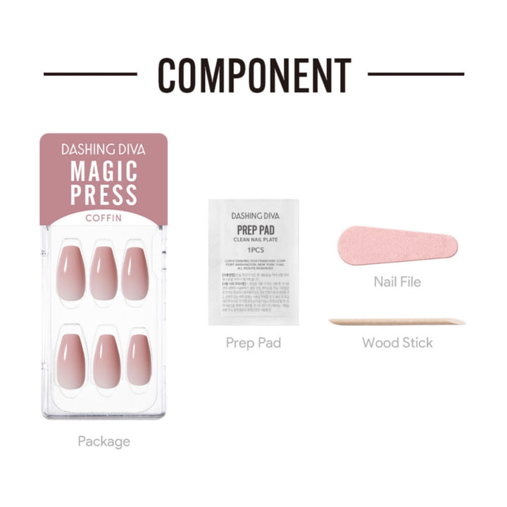 Magic Press (Mani) - MDR3F068CF Pink Blush