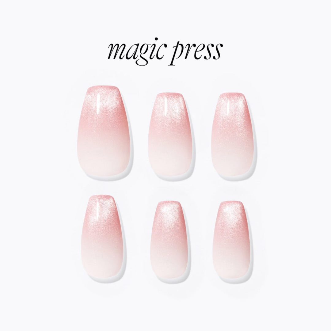 Magic Press Nails (Mani)  - MDR4S002XC Pink Blanc