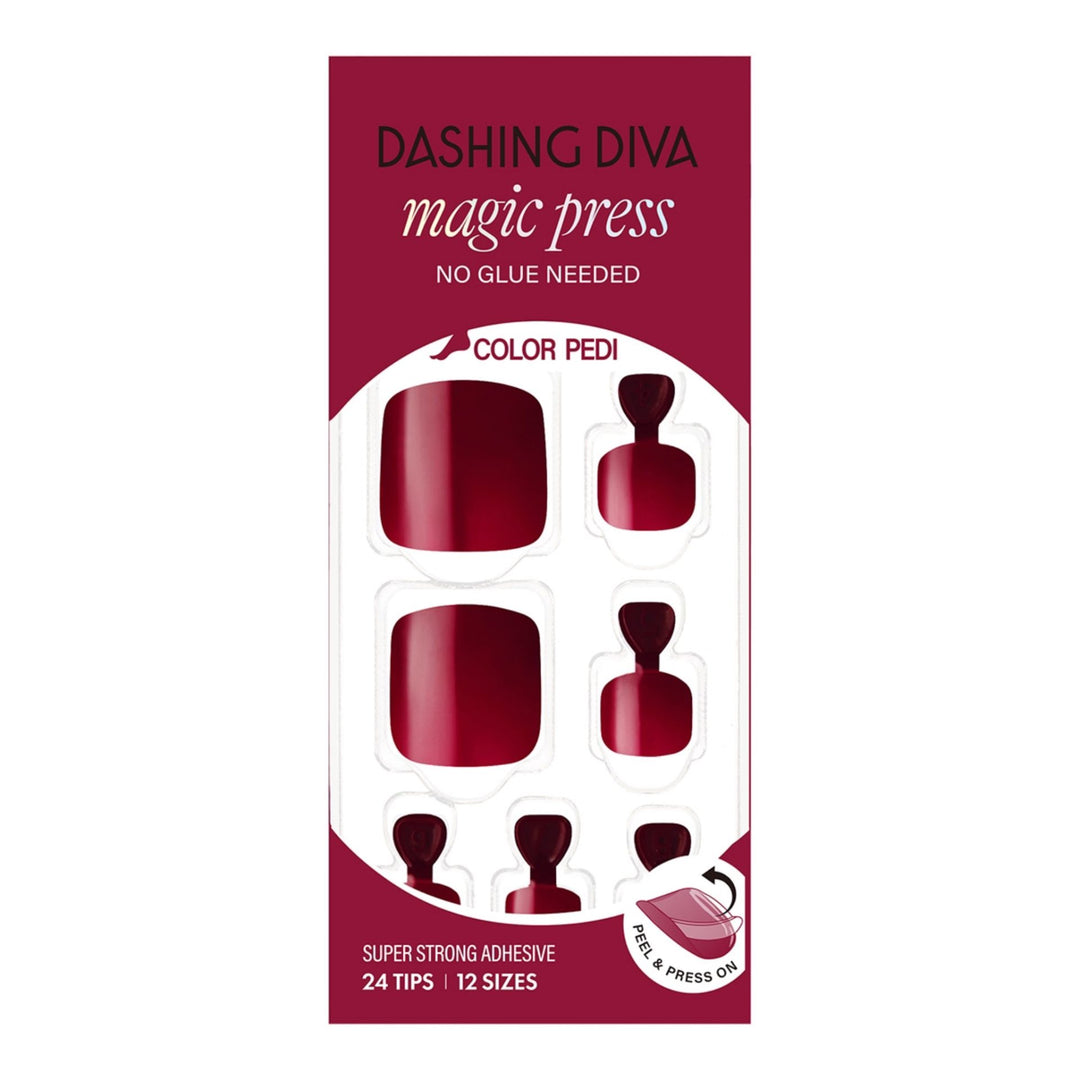 Magic Press (Pedi) - MDR4S068P Deep Red