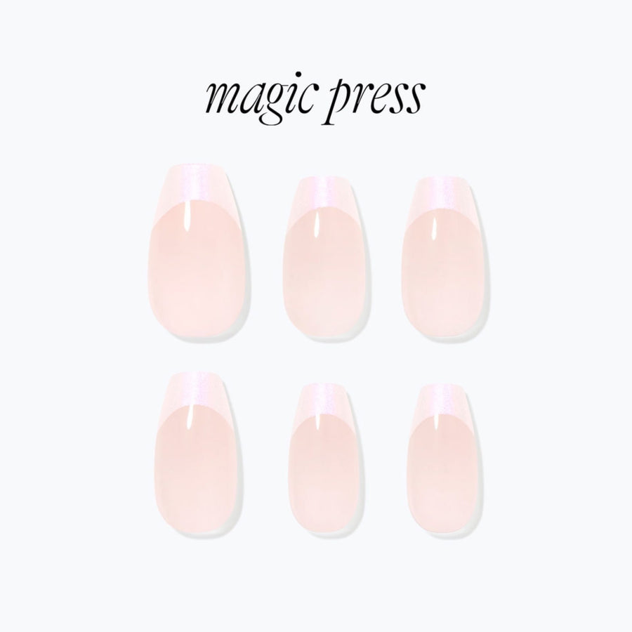 New Magic Press Nails (Mani)  - MDR4S046CF Pearl French