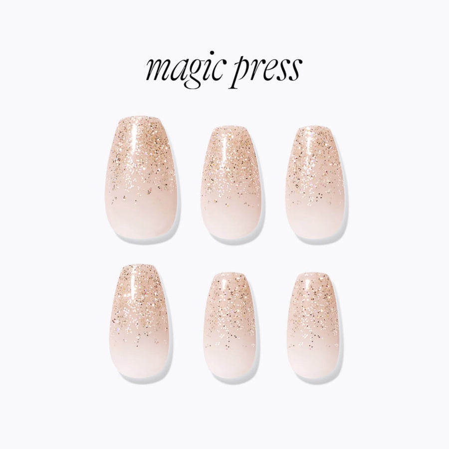 New Magic Press Nails (Mani)  - MDR4S010CF Glittery