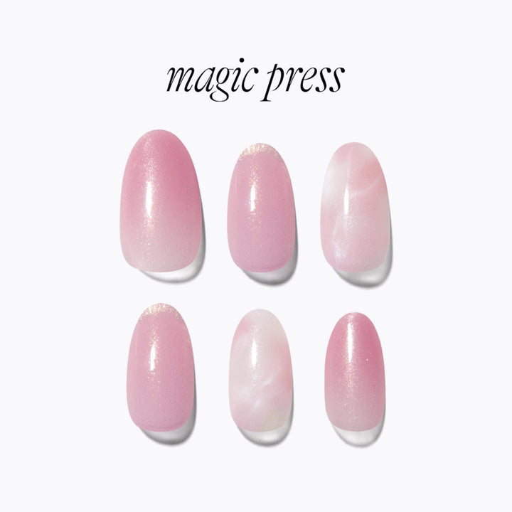 New Magic Press Nails (Mani)  - MDR4P035AL Blushing Marble