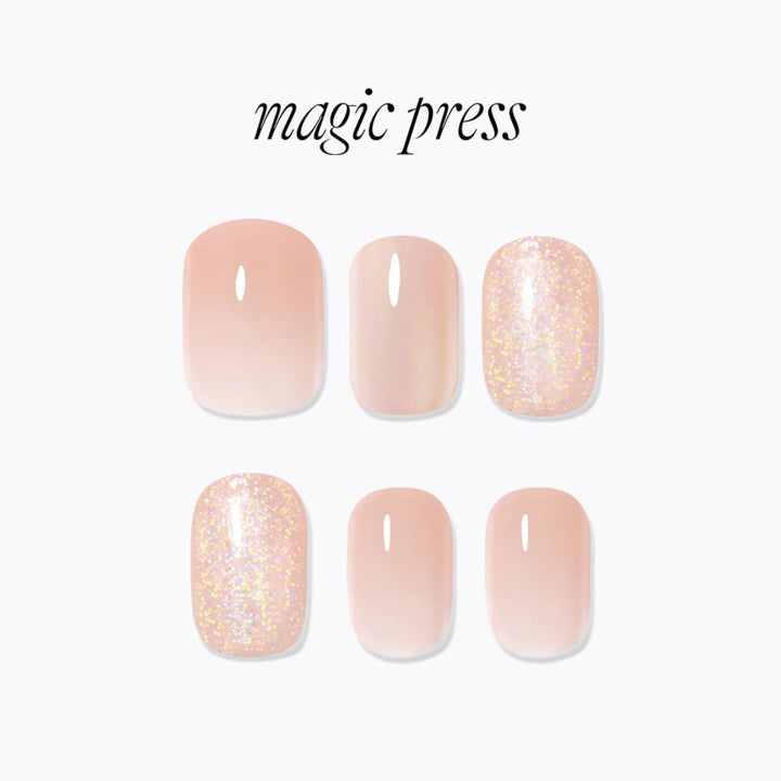 New Magic Press Nails (Mani)  - MDR4S007RR Silky Blush