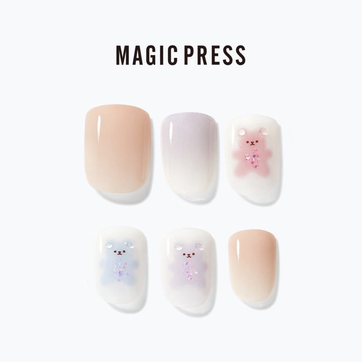 Magic Press (Mani) - MDR3W027SS Gummy Bear  (Short)