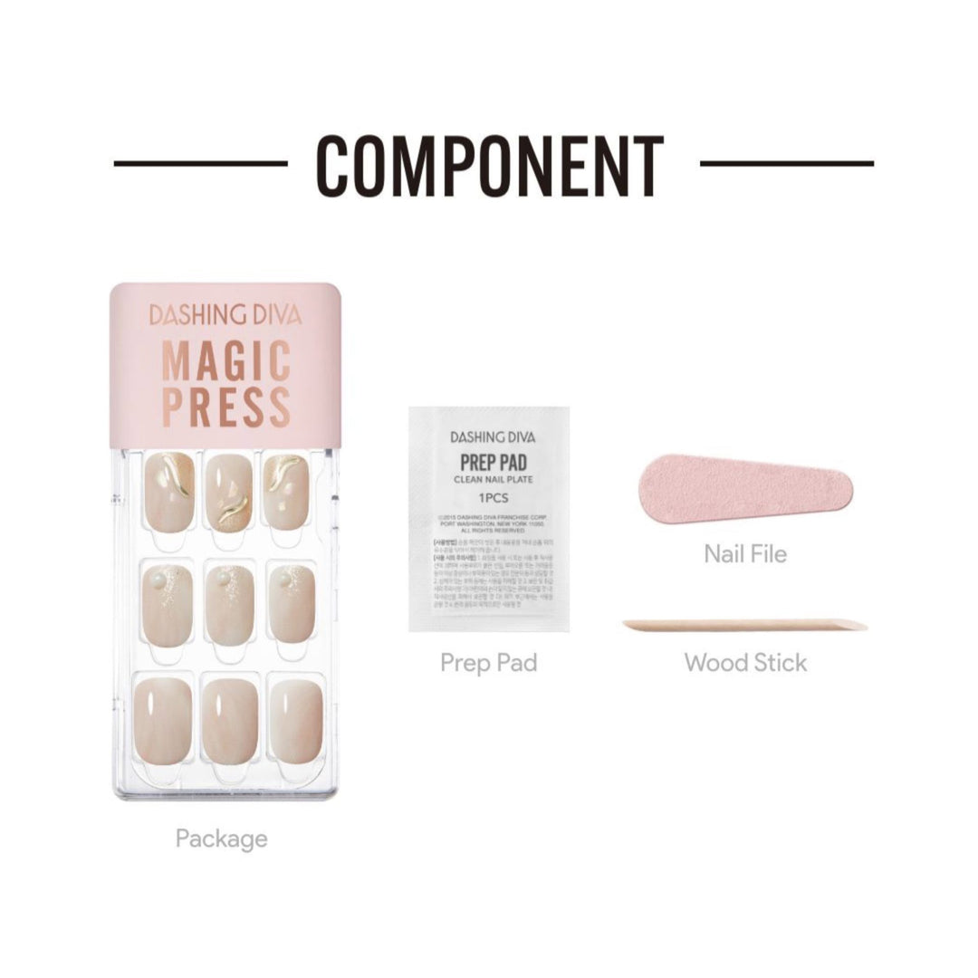 Magic Press (Mani) - MDR3W007RR Glowing Beige