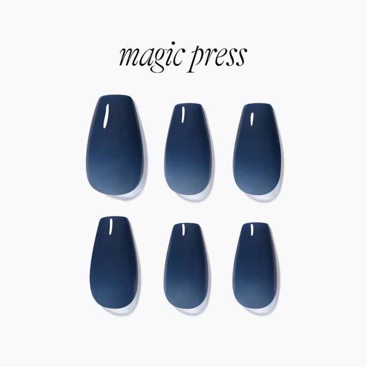 New Magic Press (Mani) - Clear Navy