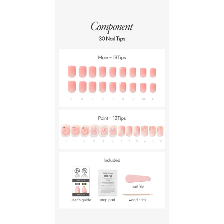 New Magic Press (Mani) - Peach Rabbit