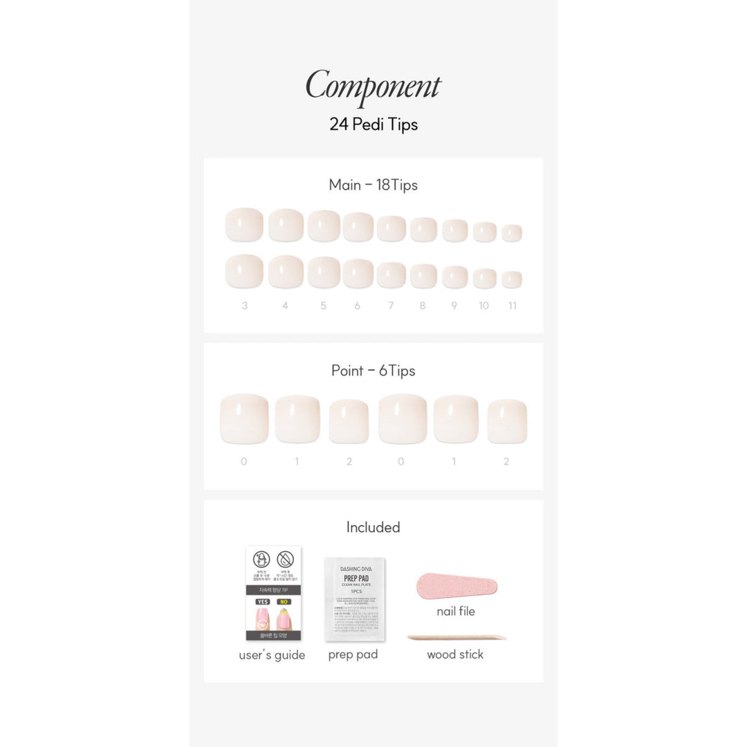 New Magic Press (Pedi) -  Milky Cream