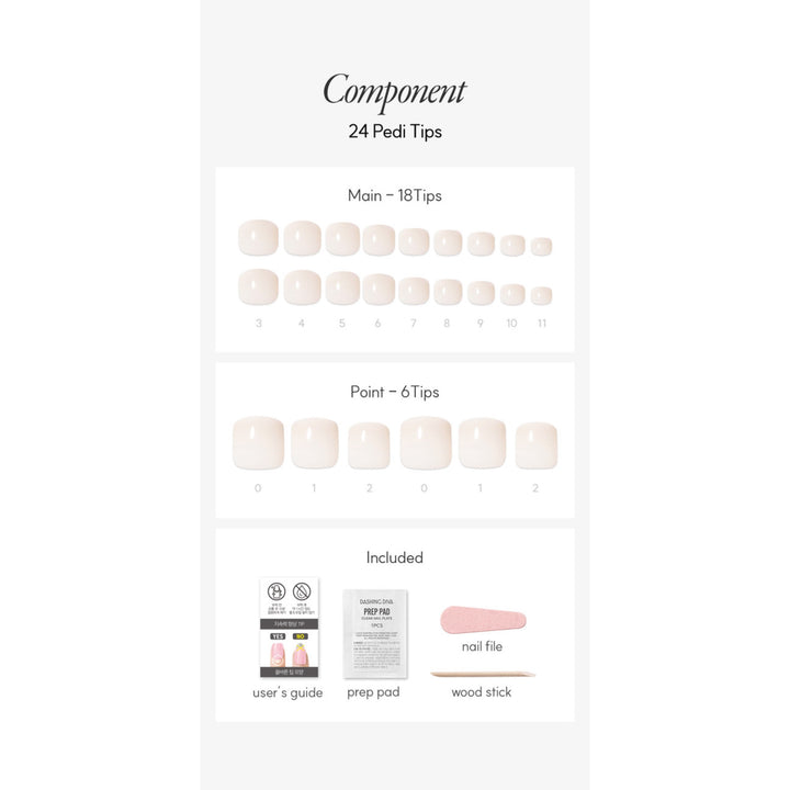 New Magic Press (Pedi) -  Milky Cream