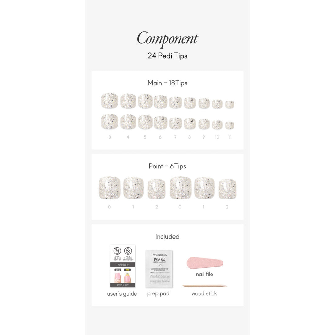 New Magic Press (Pedi) - Silver Sparkle