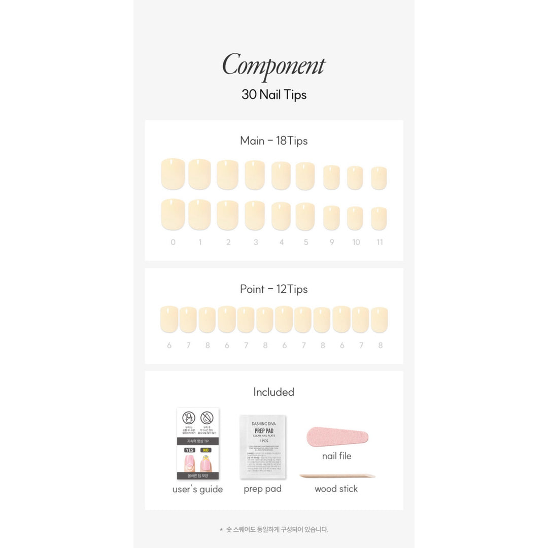 New Magic Press Nails (Mani)  - Butter Yellow (Regular)