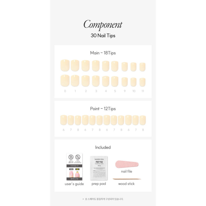 New Magic Press Nails (Mani)  - Butter Yellow (Regular)