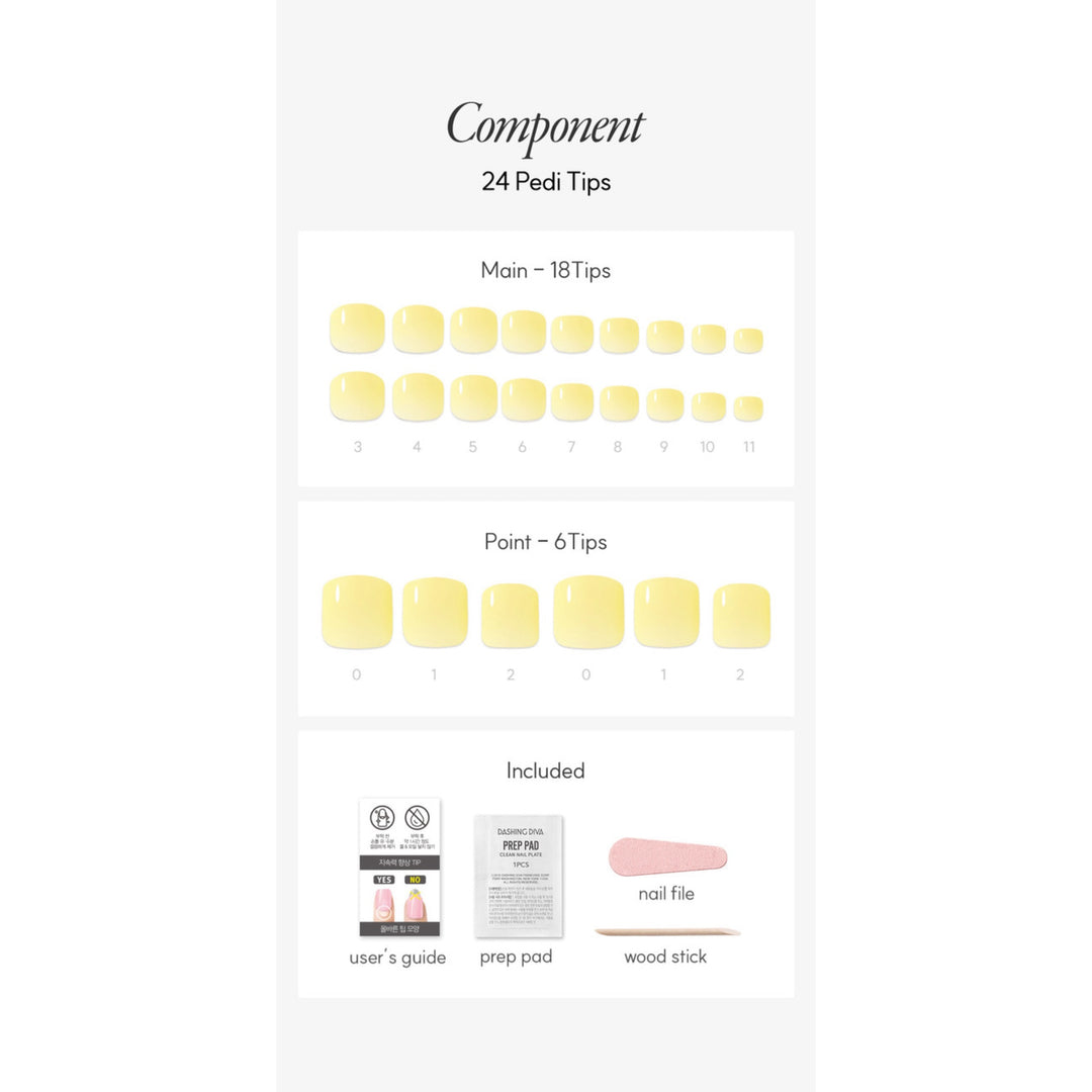 New Magic Press (Pedi) -  Lemon Yellow