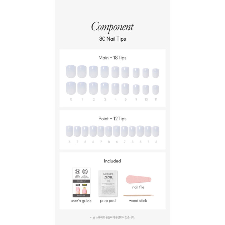 New Magic Press Nails (Mani)  - Airy Blue (Regular)