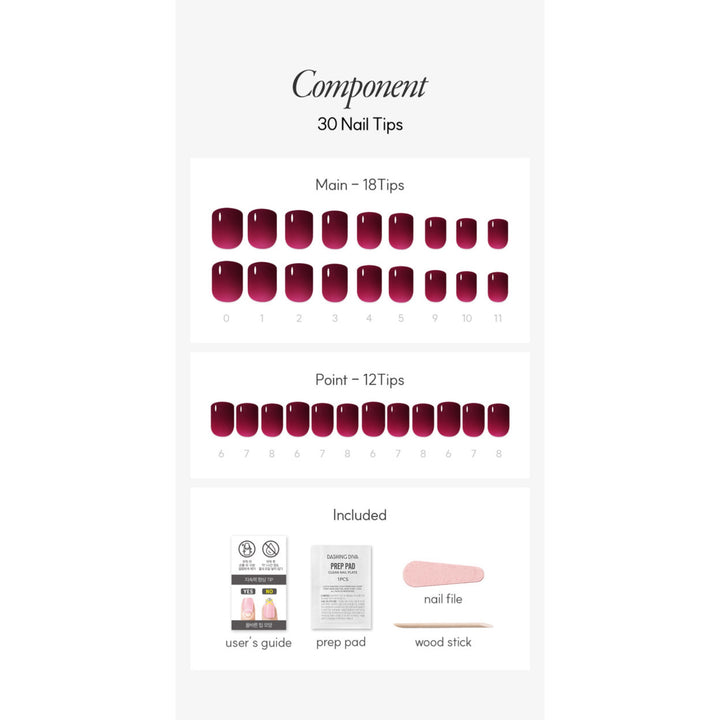 New Magic Press Nails (Mani)  - Grape Syrup