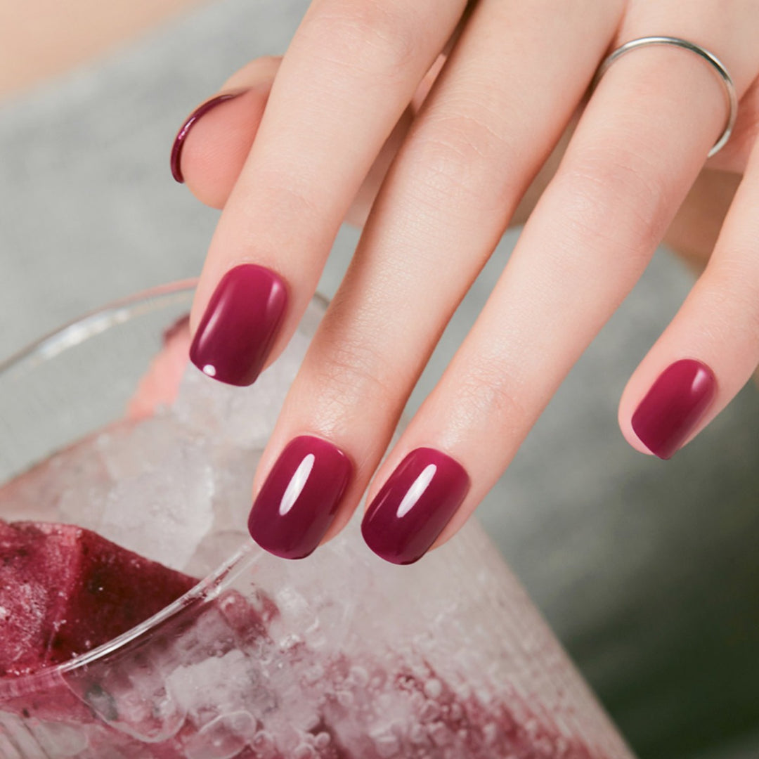 New Magic Press Nails (Mani)  - Grape Syrup