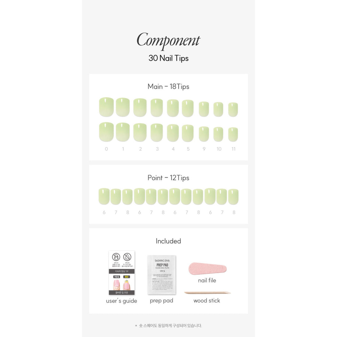 New Magic Press Nails (Mani)  -  Joy Green (Short)