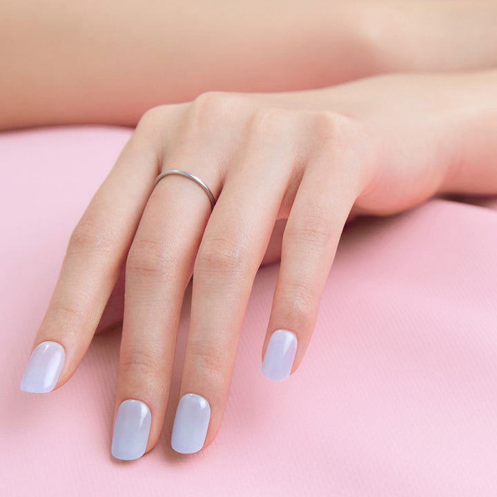 New Magic Press Nails (Mani)  - Airy Blue (Regular)