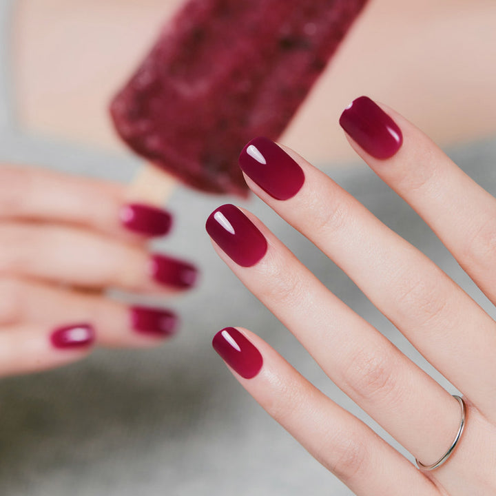 New Magic Press Nails (Mani)  - Grape Syrup